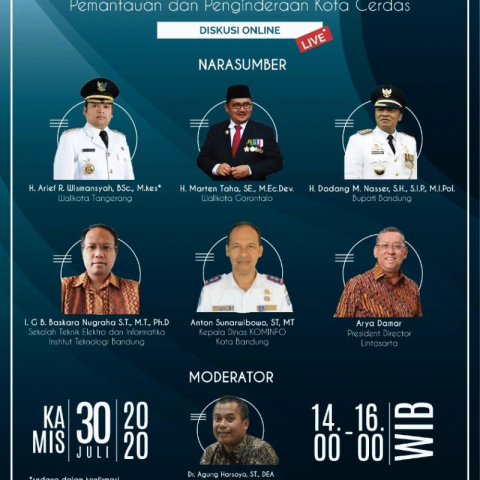 Seri Webinar Perkotaan Masa Depan: Pemantauan & Penginderaan Kota Cerdas