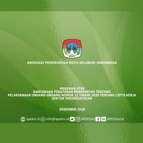 Masukan APEKSI atas RPP Perindustrian