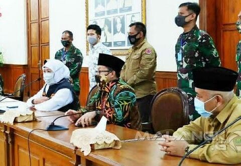 Sepakat PSBB di Malang Raya, Gubernur Khofifah Siap Ajukan Penetapan PSBB ke Kemenkes