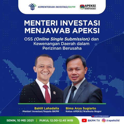 Menteri Investasi Menjawab APEKSI