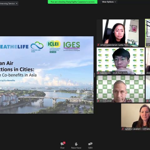 Integrating Clean Air and Climate Actions In Cities: Lesson Learned on Co-Benefits in Asia