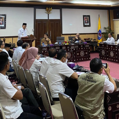 Audiensi dengan Pemerintah Kota Mataram untuk Program GIZ 3RproMar, KLHK dan Waste4Change