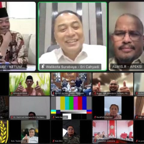 APKASI Bersama APEKSI, ADKASI dan ADKASI Bahas TKD dan HKPD